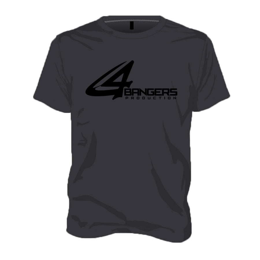 4BP Logo T-Shirt - Charcoal