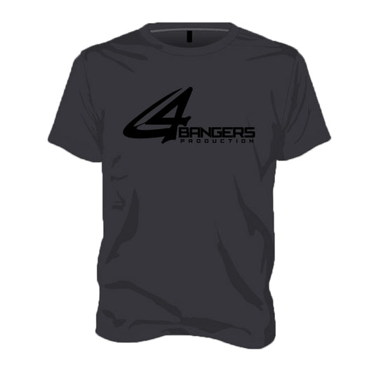 4BP Logo T-Shirt - Charcoal