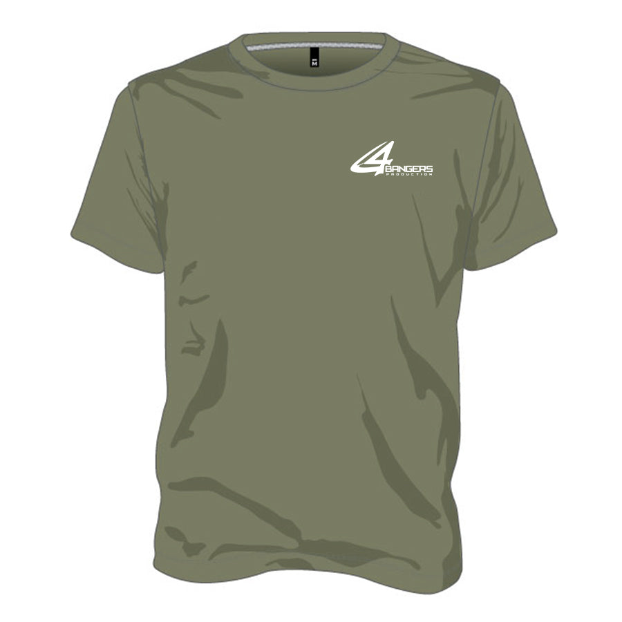 4Bangers Classic Polo Style T-Shirt - Military Green
