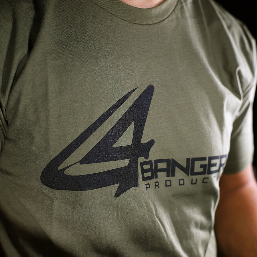 4BP Logo T-Shirt - Military Green